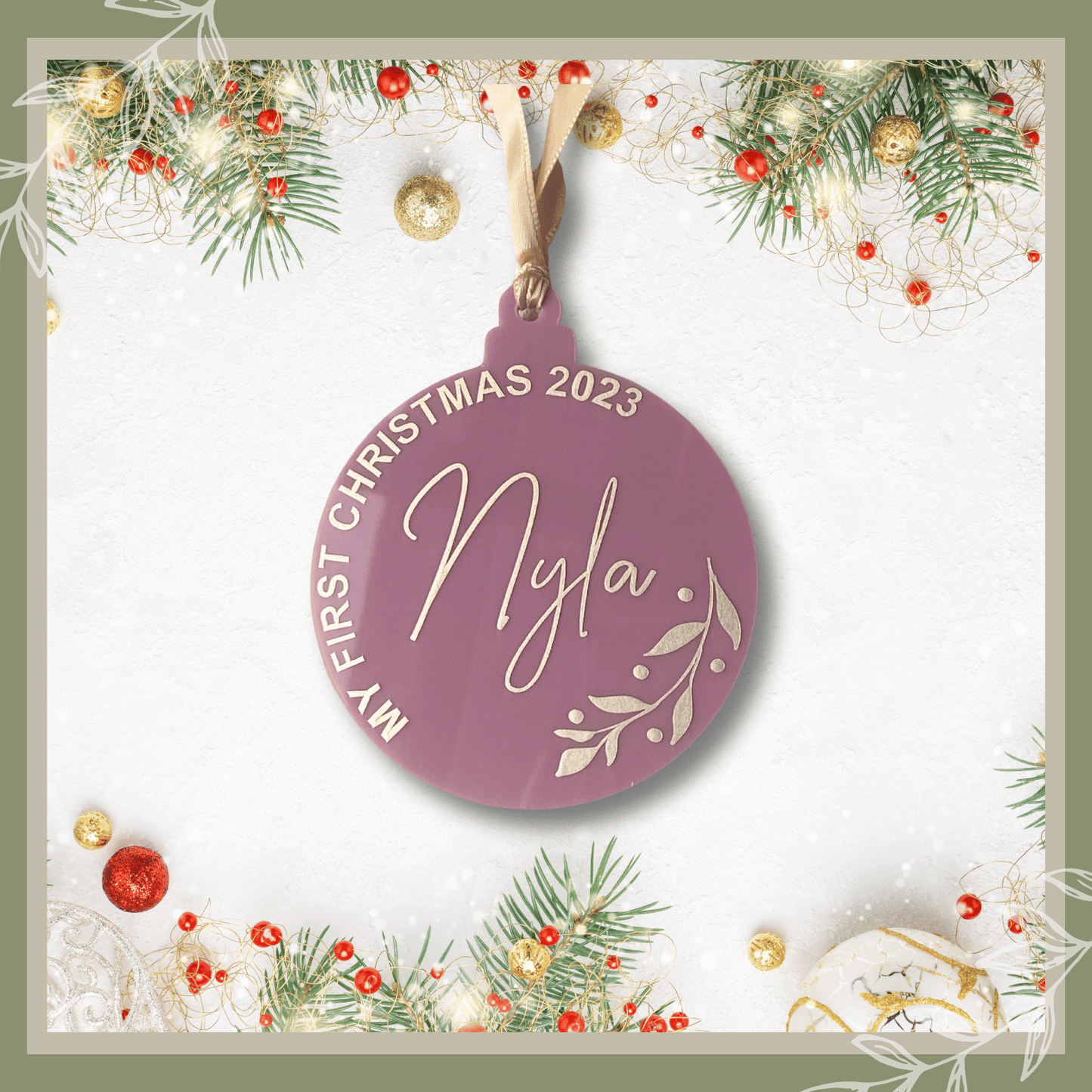 Personalised Christmas Baubles