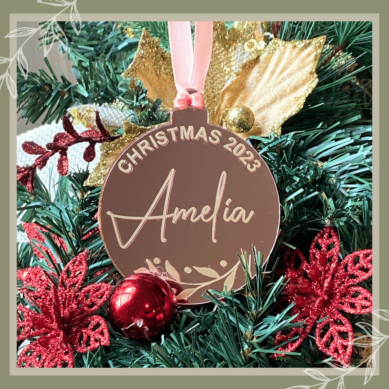 Personalised Christmas Baubles