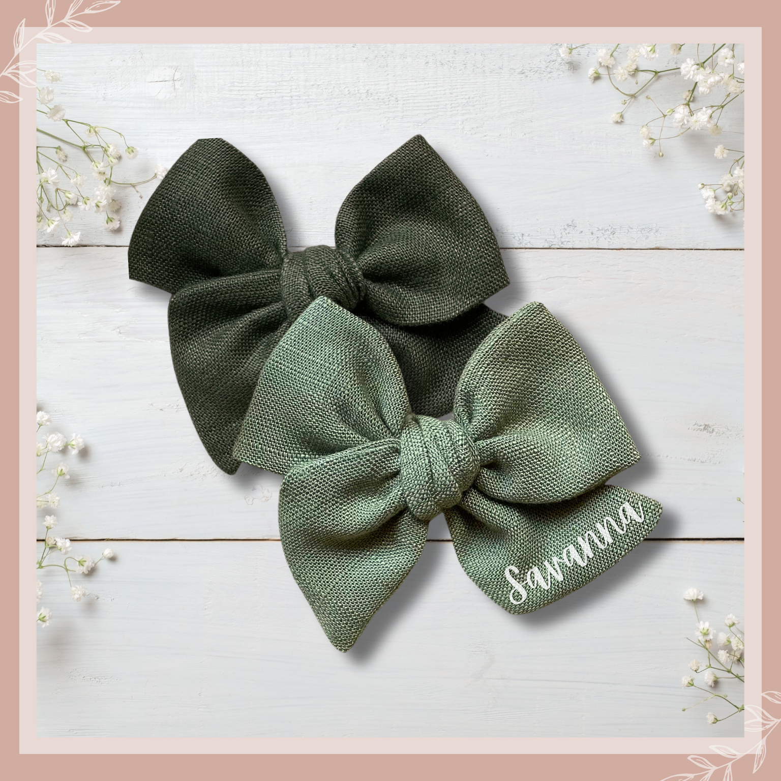 Custom baby hot sale bows